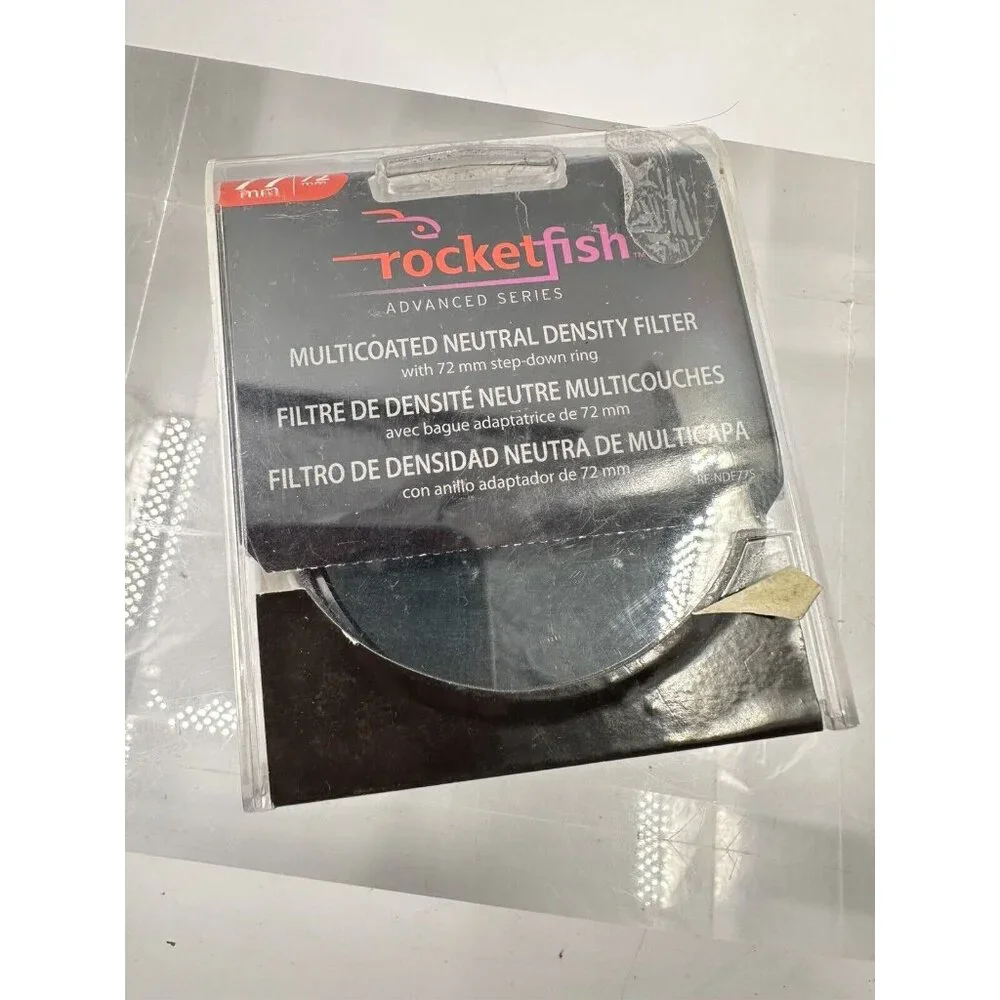 Rocketfish RF-NDF77S 77mm Multi-Coated Density Lens Filter-Clear/Gray (B-2)